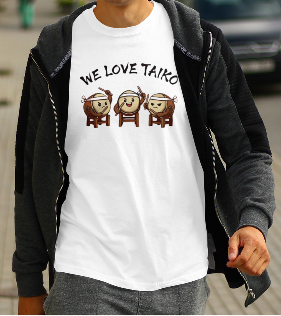 We Love Taiko Drumming Trio T-Shirt