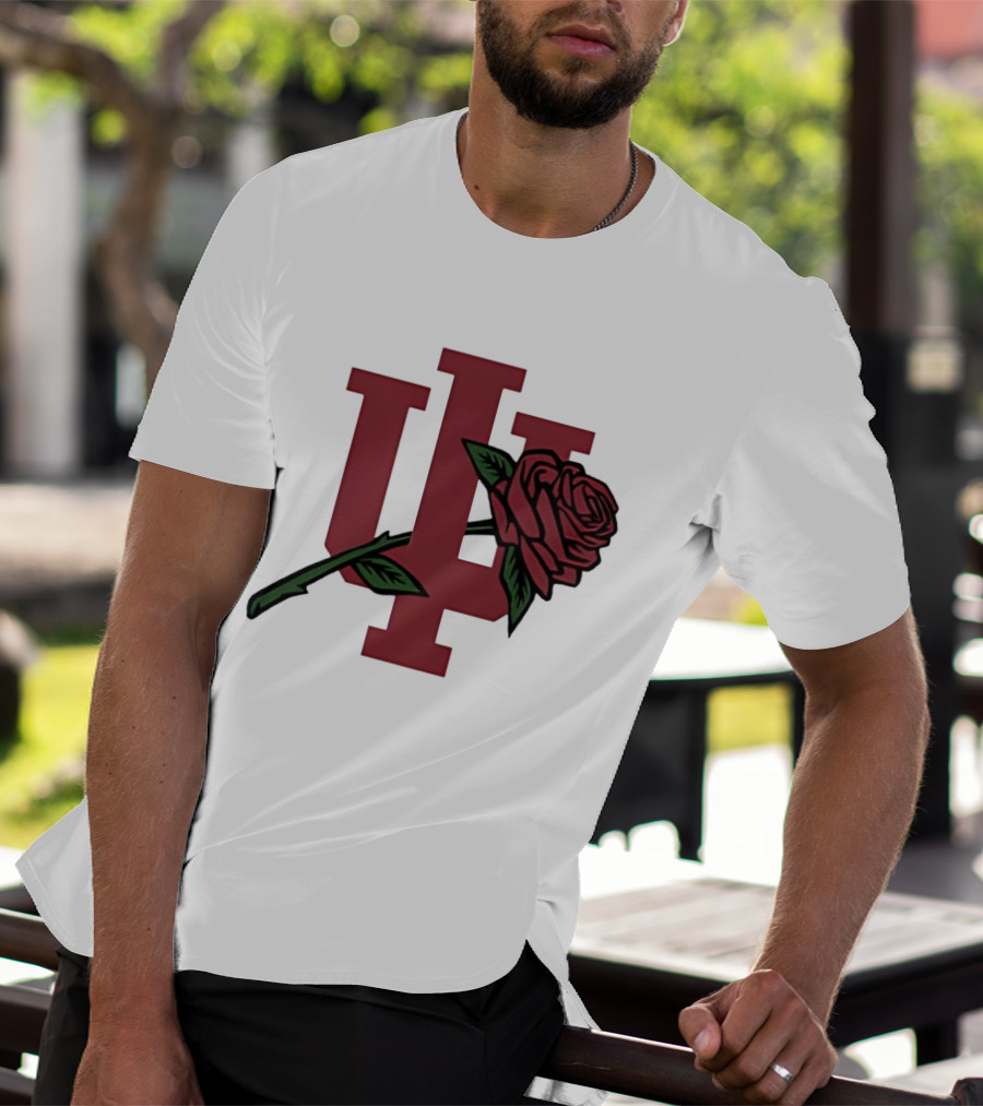 Indiana Hoosiers IU Rose T-Shirt
