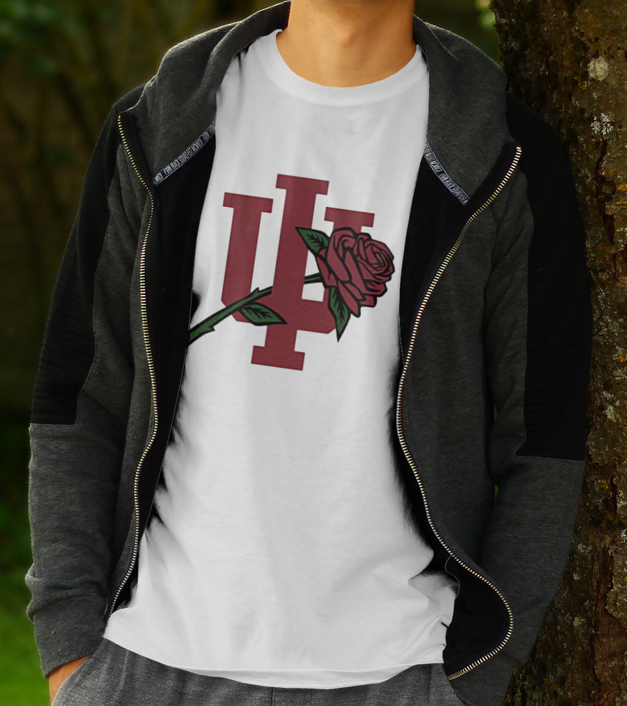 Indiana Hoosiers IU Rose T-Shirt