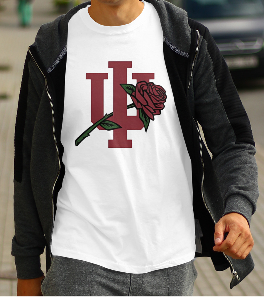 Indiana Hoosiers IU Rose T-Shirt