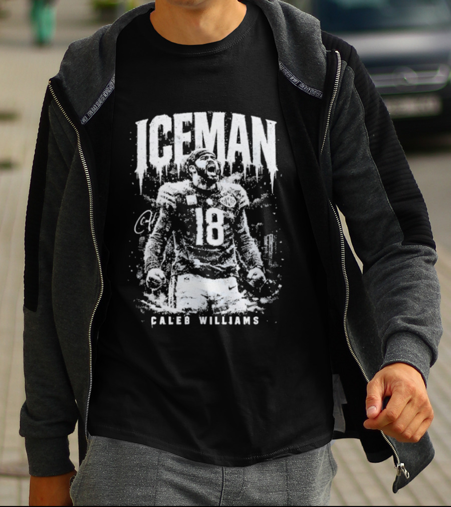 Caleb Williams Iceman 18 Football T-Shirt