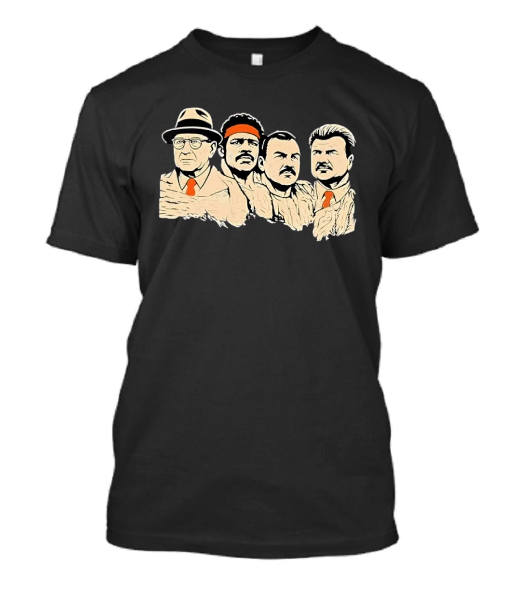 Rushmore Bears Mike Ditka Coach Iconic Football History T-Shirt
