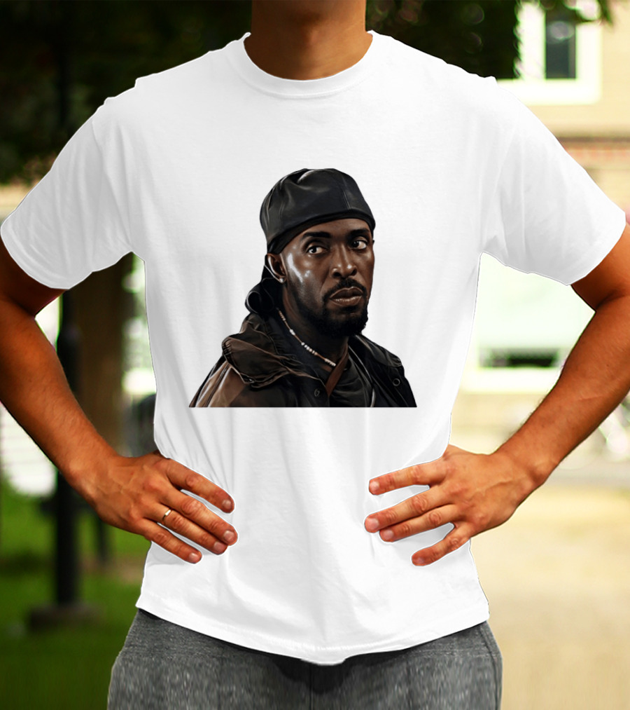 Tray Chaney The Wire Omar Leather Hat Beaded Necklace T-Shirt