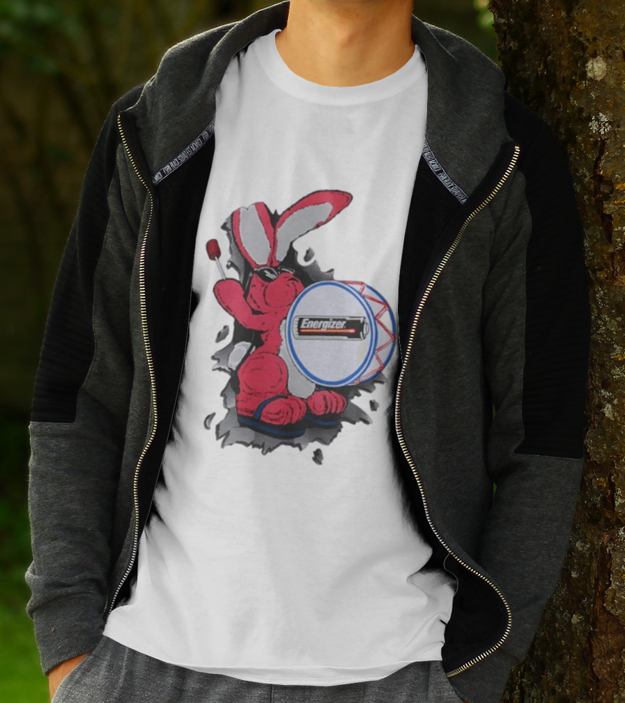 Energizer Bunny Vintage 90s Battery Drumming T-Shirt