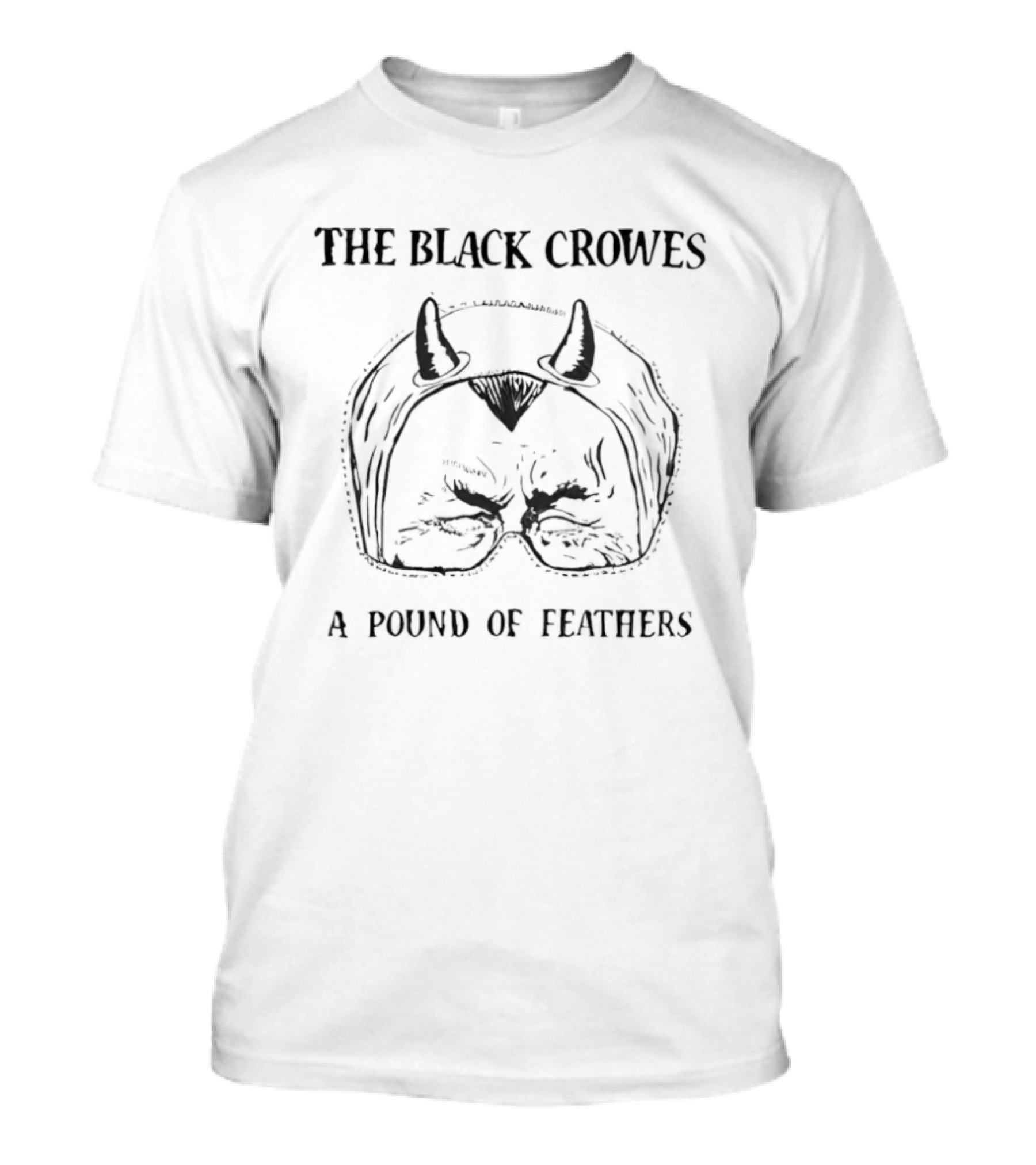 The Black Crowes A Pound Of Feathers Horned Head T-Shirt