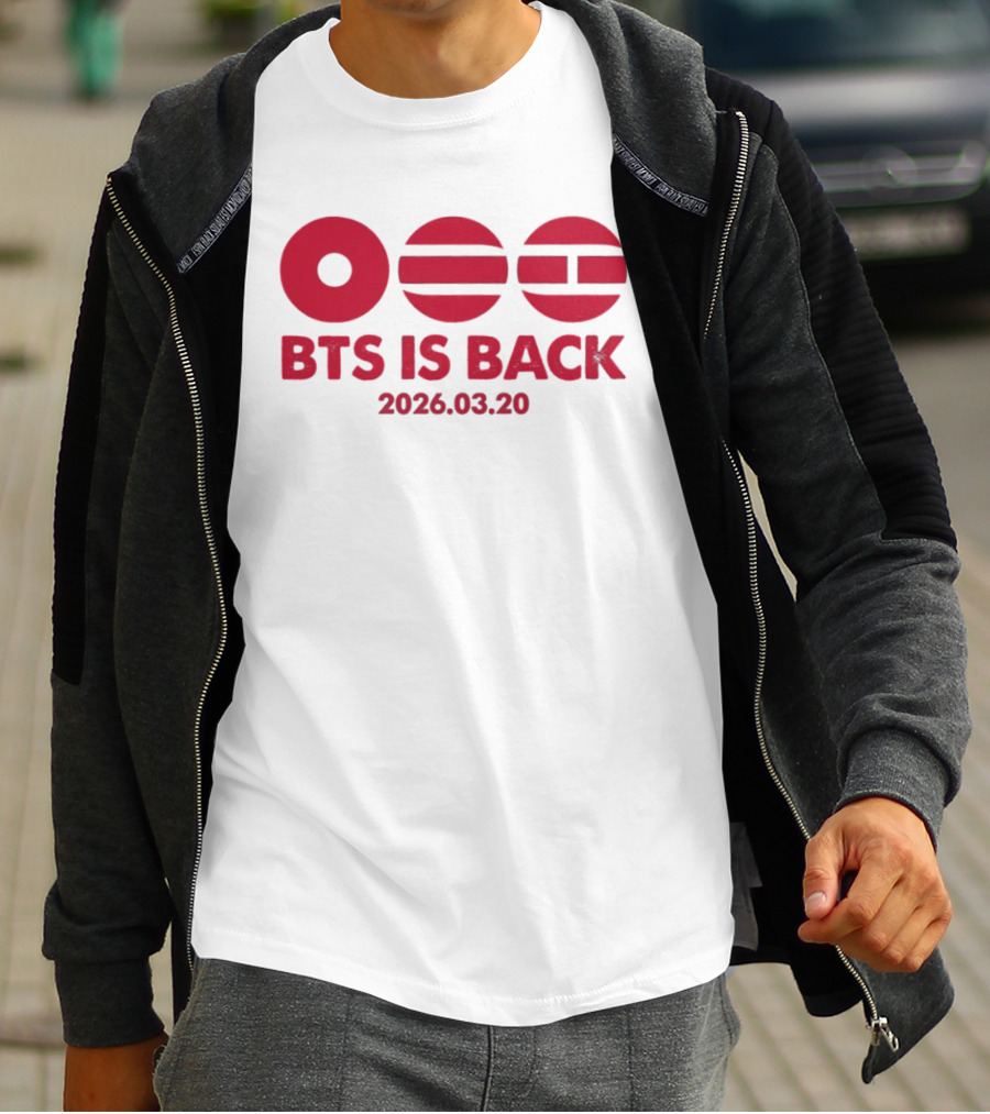 BTS Is Back 2026.03.20 Concert Event T-Shirt