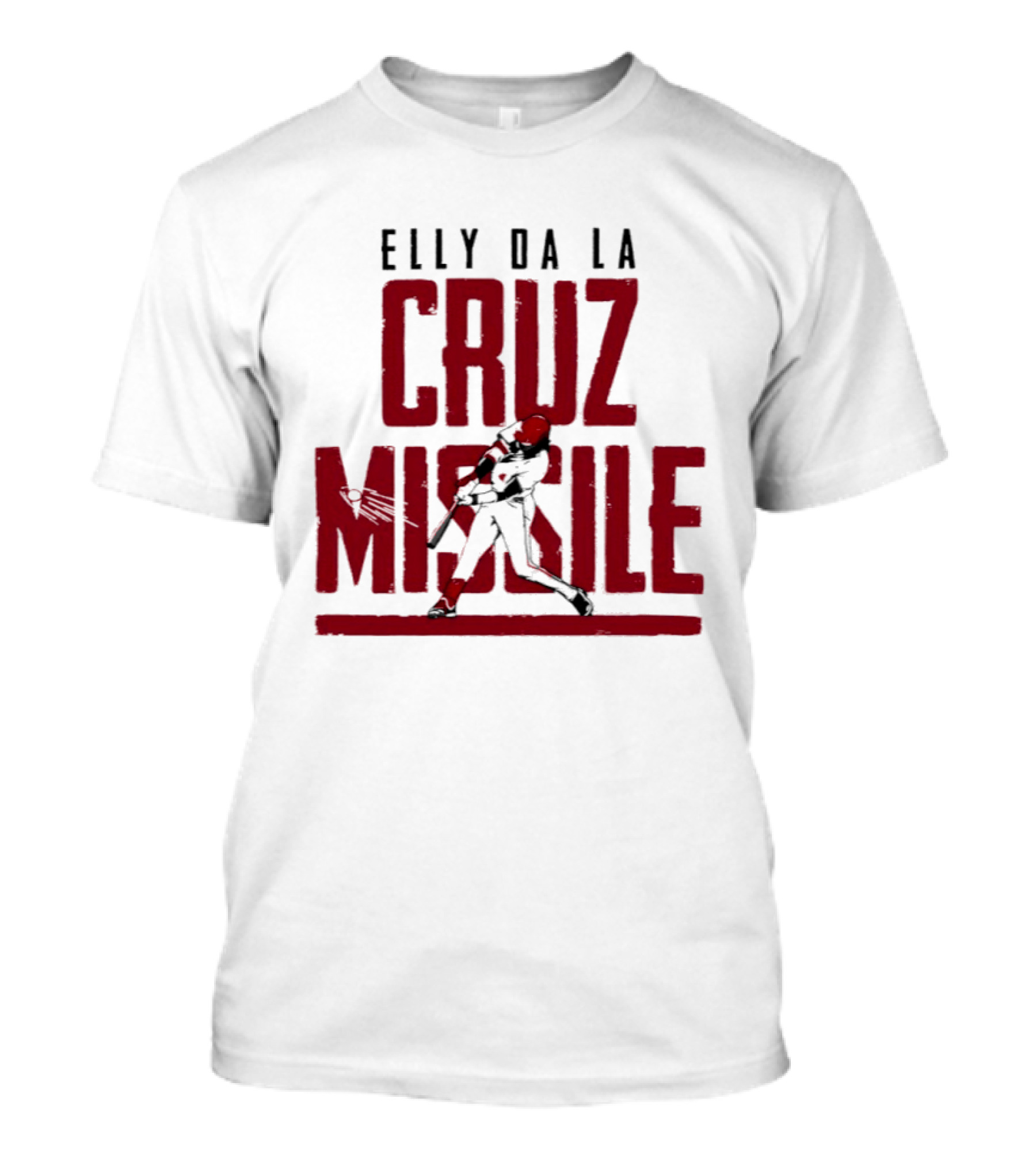 Elly De La Cruz Missile Cincinnati Reds MLB T-Shirt