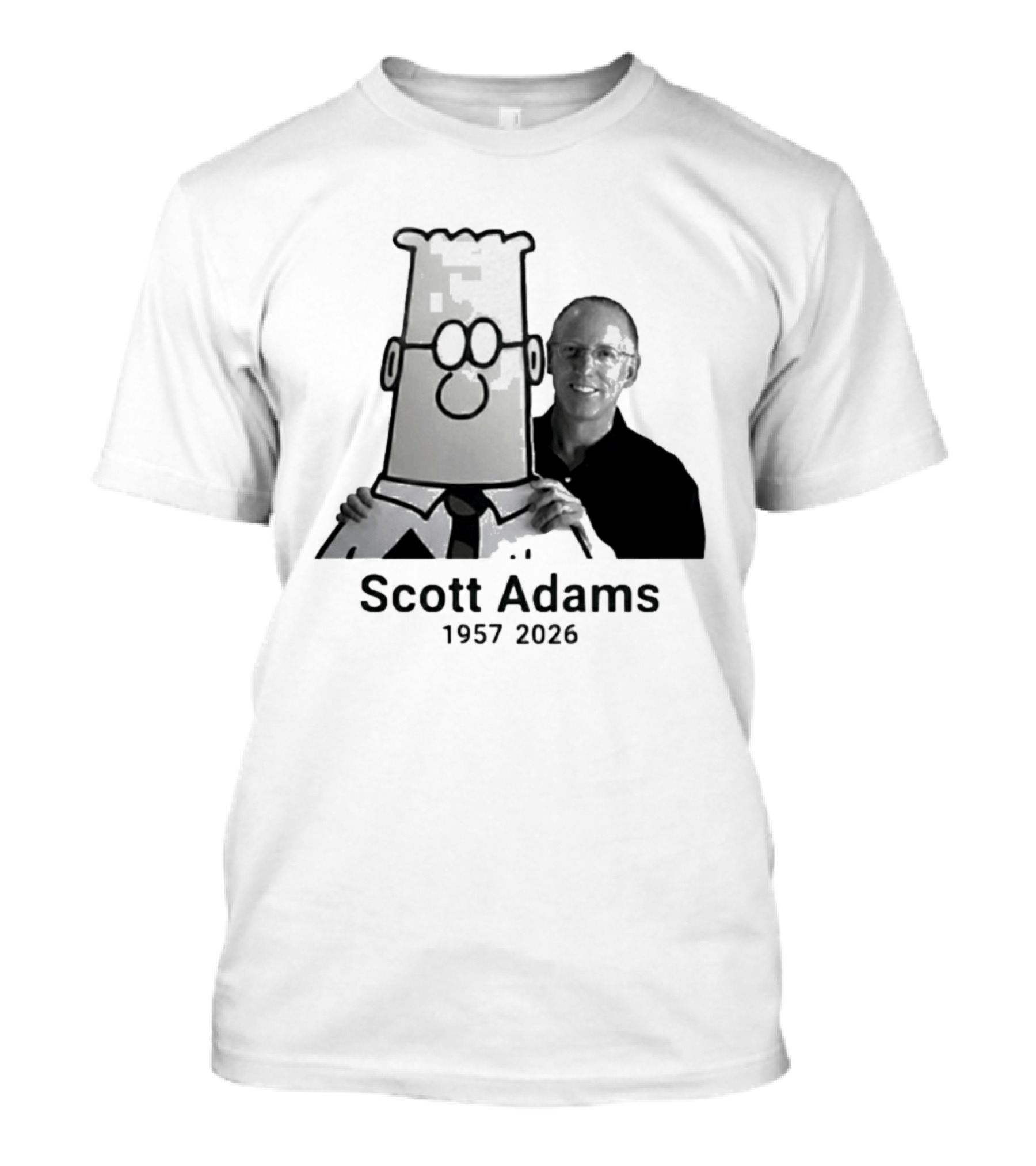 Scott Adams 1957 2026 Dilbert T-Shirt