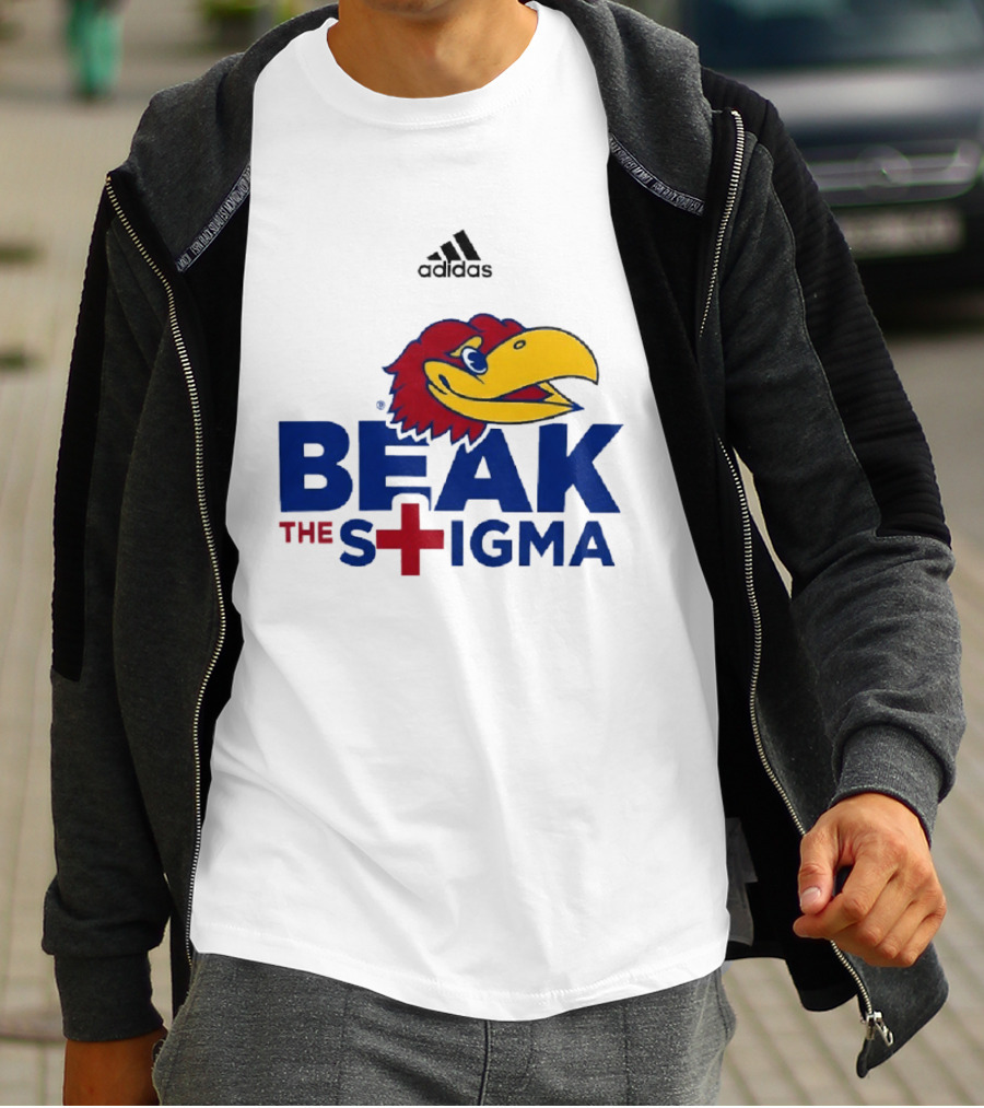 Adidas Kansas Jayhawks Beak The Stigma T-Shirt