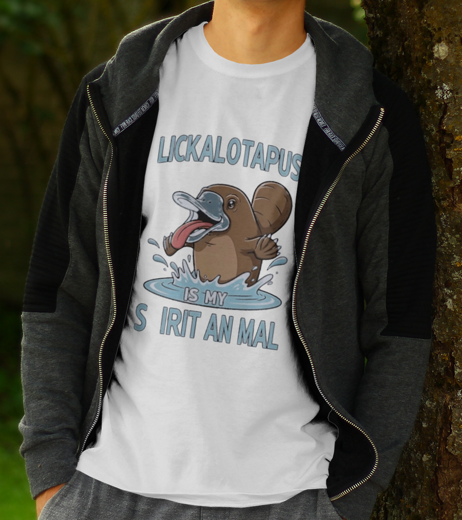 Lickalotapus Platypus Is My Spirit Animal T-Shirt