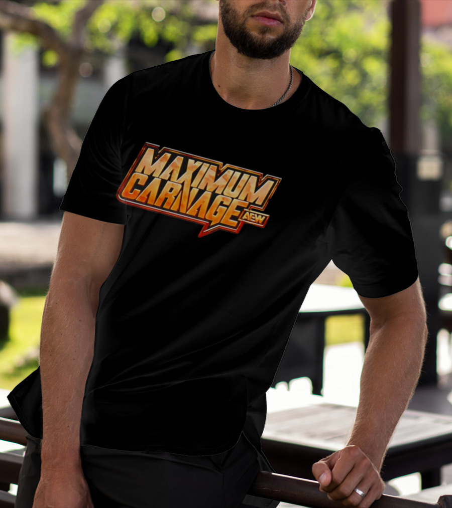 AEW Maximum Carnage 2026 Event Wrestling Promotion T-Shirt