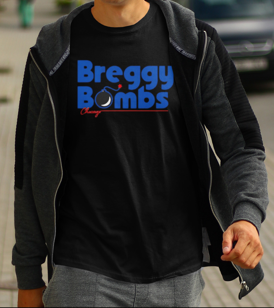 Breggy Bombs Chicago Baseball Alex Bregman T-Shirt