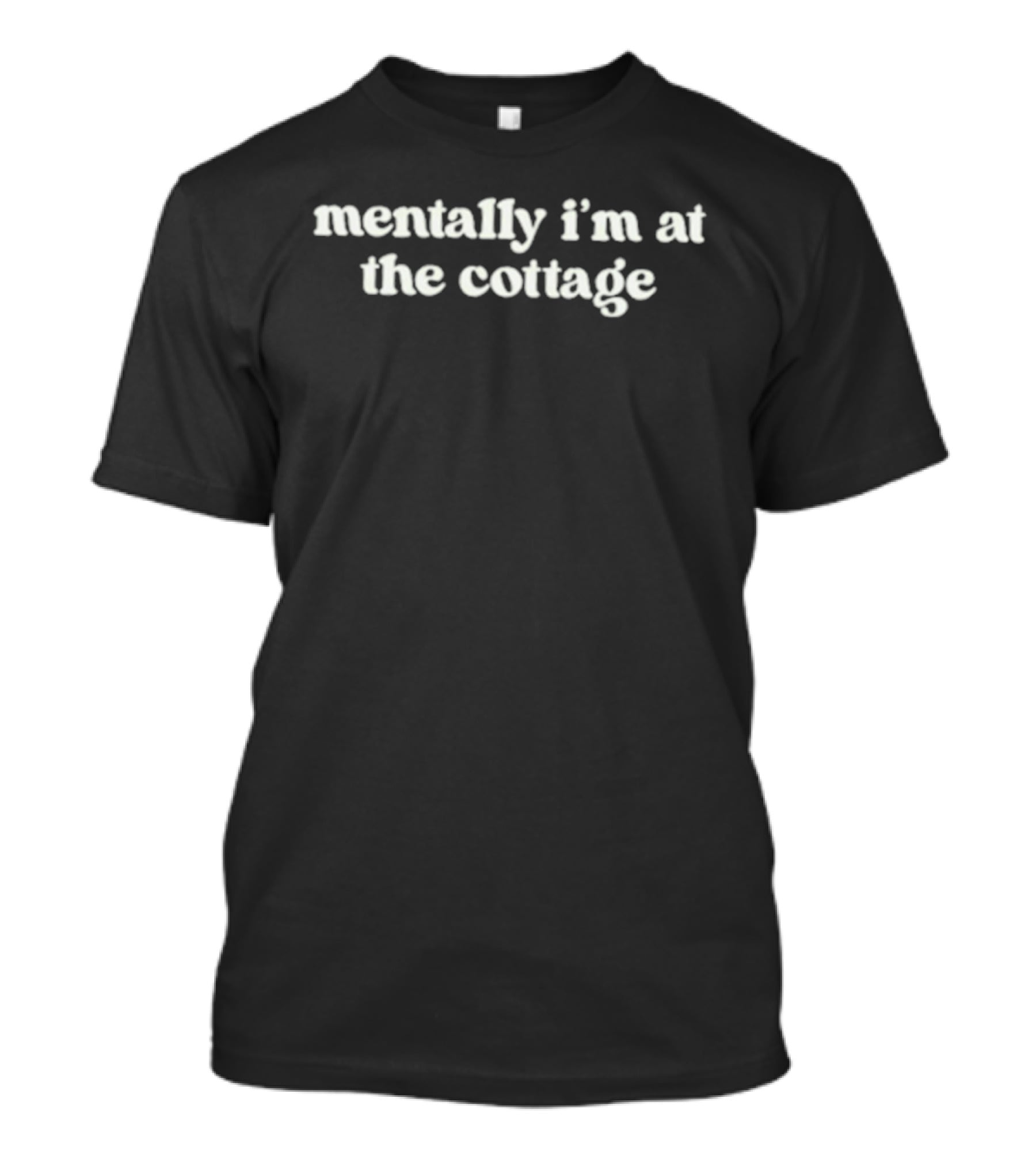 Bookish Hockey Romance Mentally I'm At The Cottage Cozy Swea T-Shirt