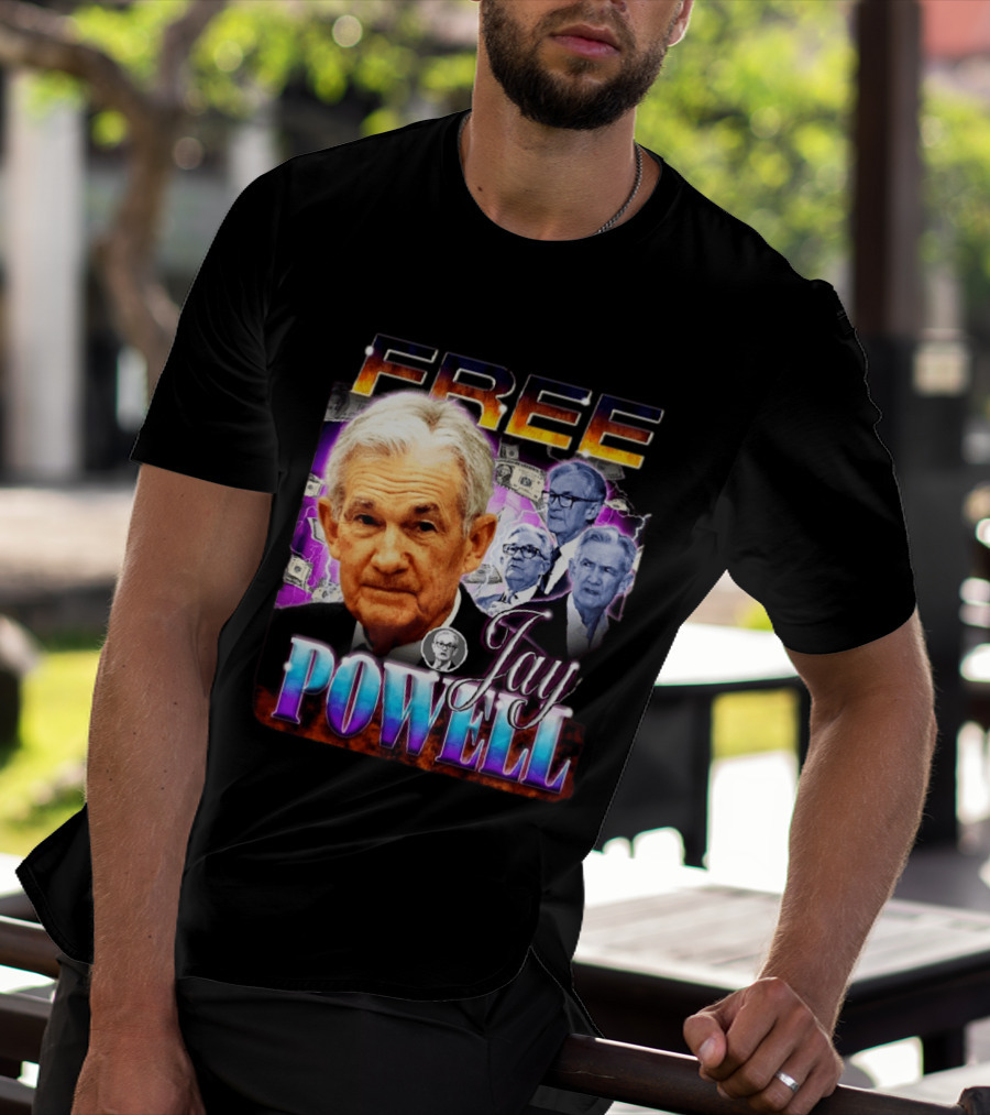 Free Jay Powell Jerome Powell Money T-Shirt