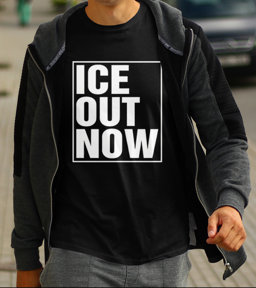 Ice Out Now Abolish Ice Activism T-Shirt