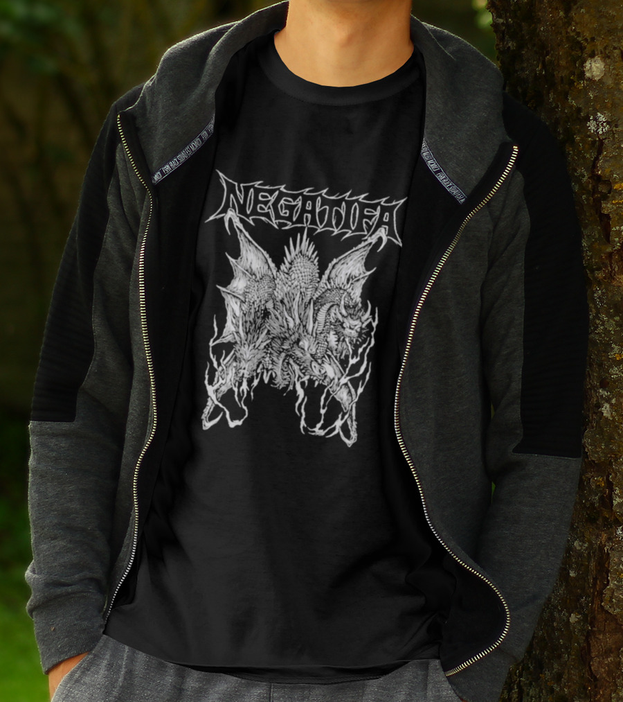 Negatifa Japan Tour 2026 Black Metal Concert T-Shirt
