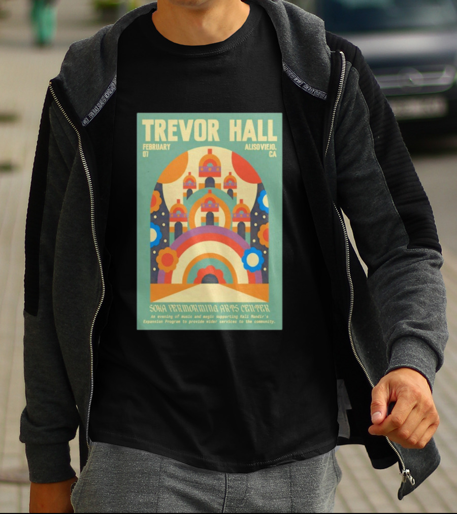 Trevor Hall February 7 2026 Aliso Viejo Soka Performing Arts Center T-Shirt