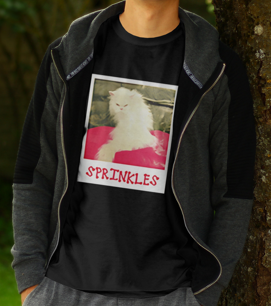 Office Angela Martin Sprinkles Cat Image Pólvora T-Shirt