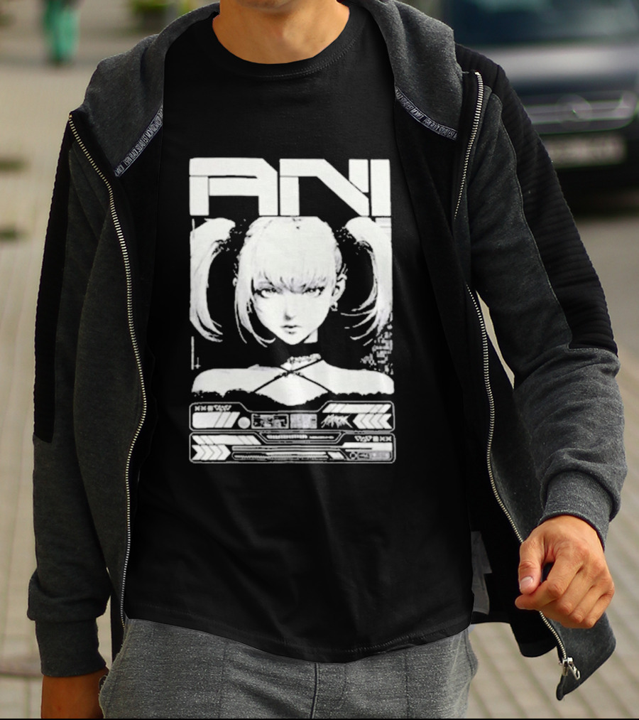 XAI ANI Dark Manga Futuristic Anime Aesthetic T-Shirt