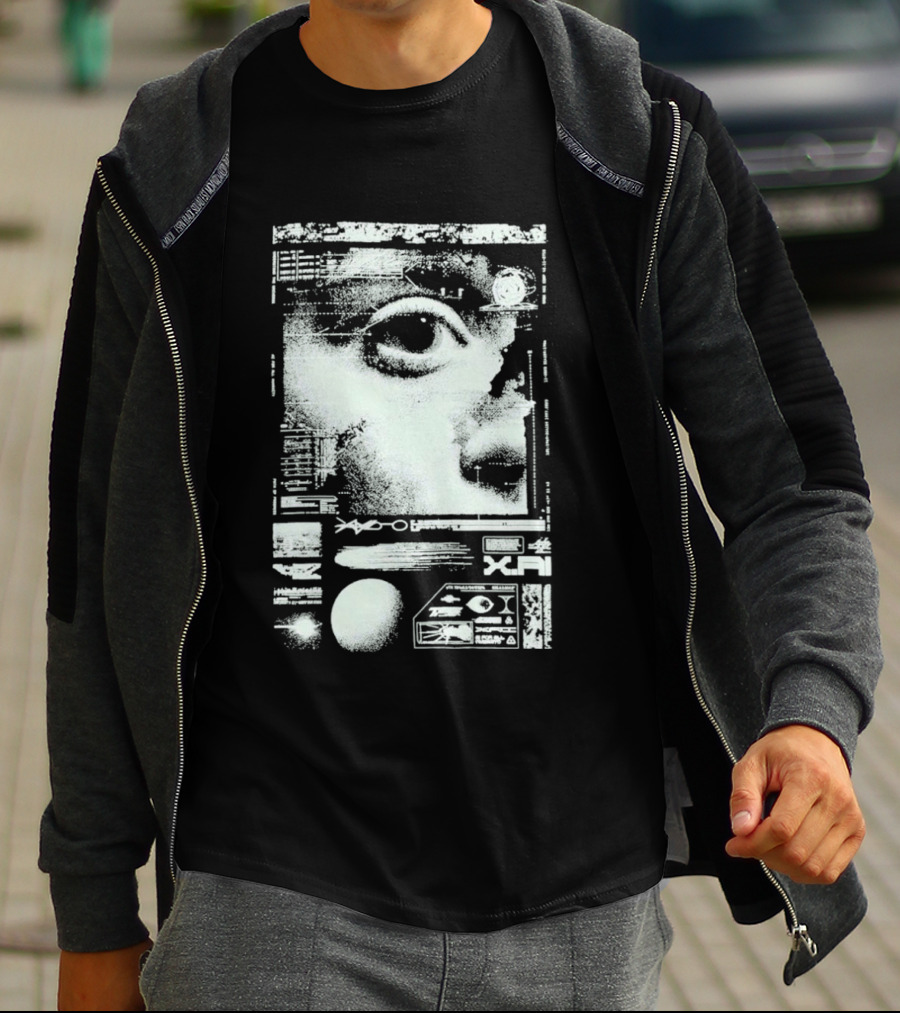 XAI Human Connection Artificial Intelligence Neural Networks Vision Diagram T-Shirt