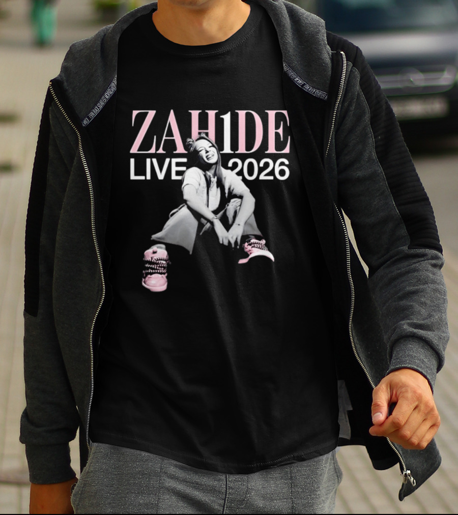 ZAH1DE Zahide Live 2026 Pink Sneakers T-Shirt