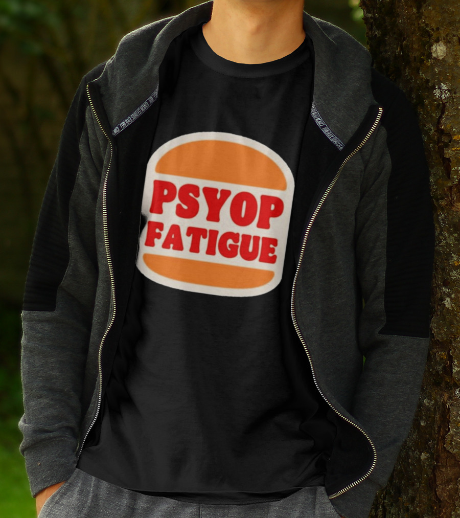 Psyop Fatigue Burger Parody Spirituallock T-Shirt