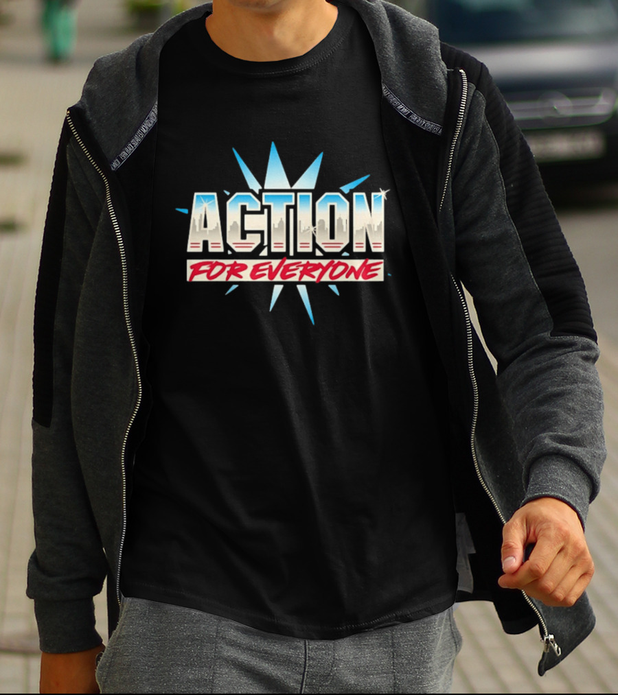 Action For Everyone Skyline Burst T-Shirt