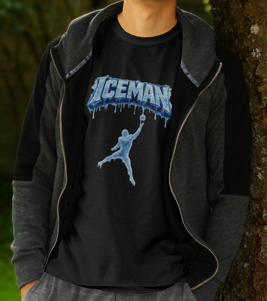 Iceman Caleb Williams Chicago Bears Football Player Ice T-Shirt