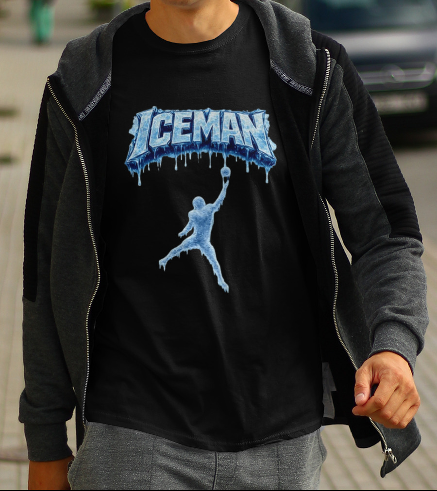 Iceman Caleb Williams Chicago Bears Football Player Ice T-Shirt