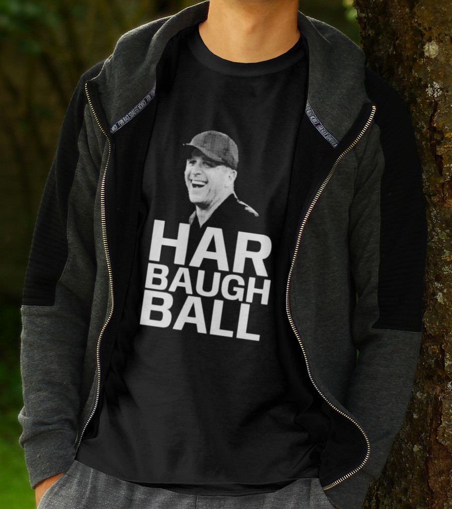Jim Harbaugh Ball New York Giants Coach T-Shirt