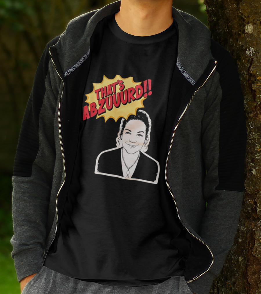 THAT'S ABZUUURD Cartoon Style Comic Expression T-Shirt