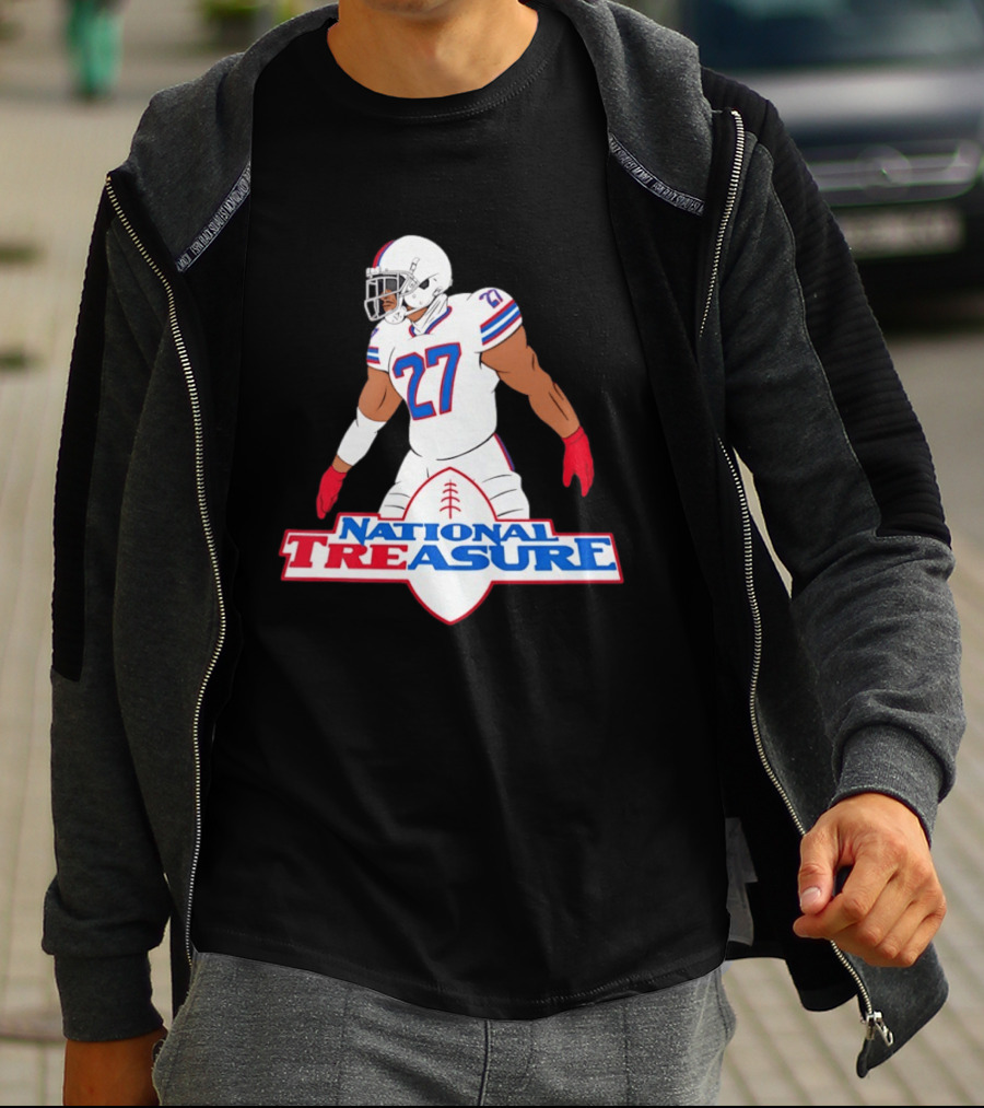 National Treasure Tre'Davious White 27 Buffalo Bills Football Legend T-Shirt