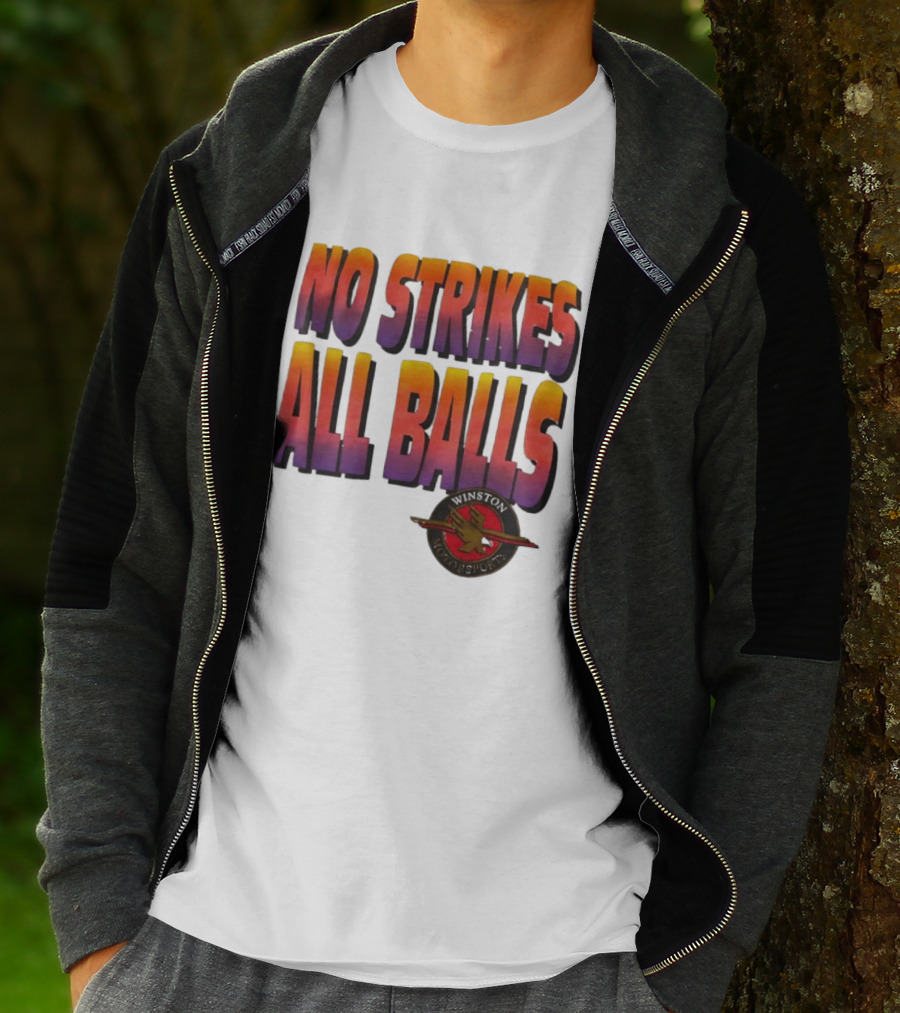 Winston Motorsports No Strikes All Balls T-Shirt