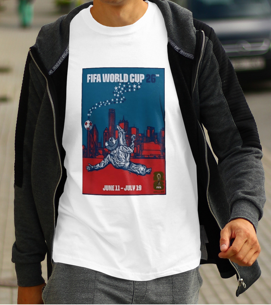 FIFA World Cup 2026 Dallas Cowboy June 11 July 19 T-Shirt