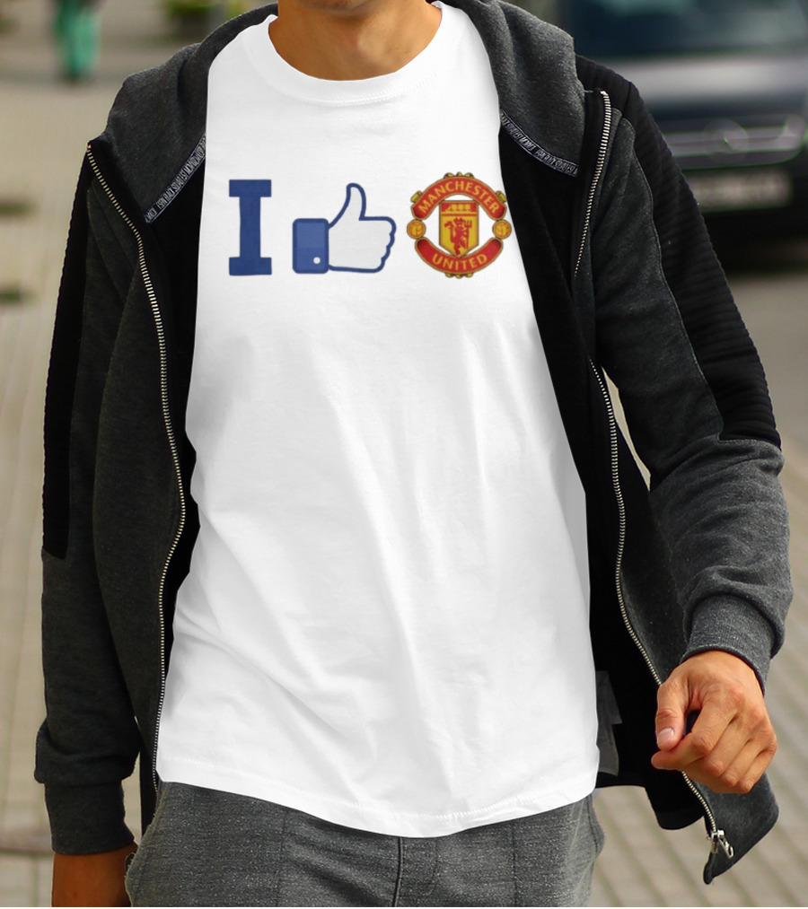 I Like Manchester United Thumbs Up T-Shirt
