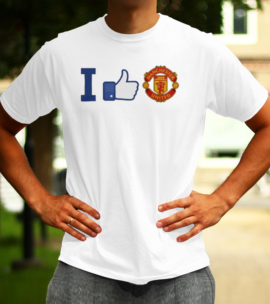 I Like Manchester United Thumbs Up T-Shirt