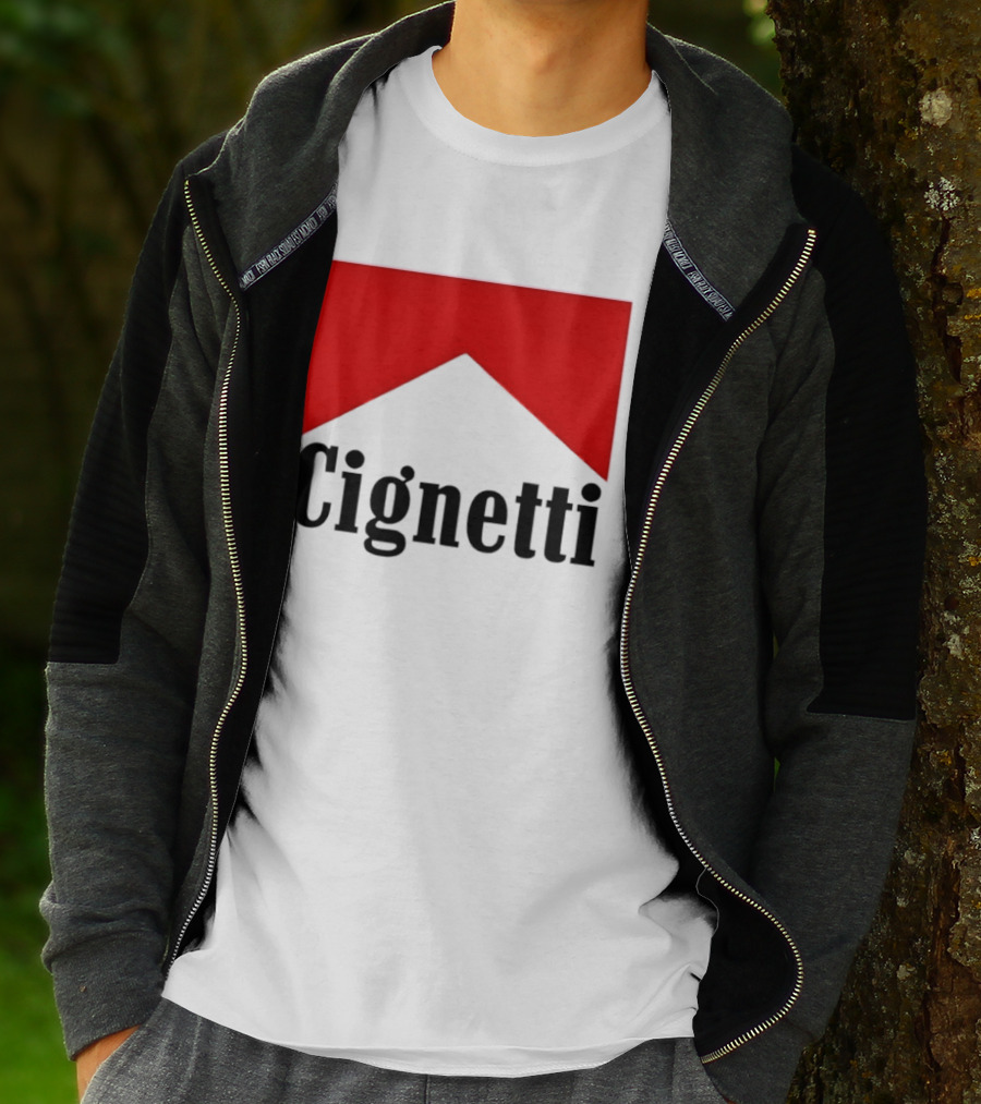 Indiana Hoosiers Curt Cignetti Marlboro Red Chevron T-Shirt