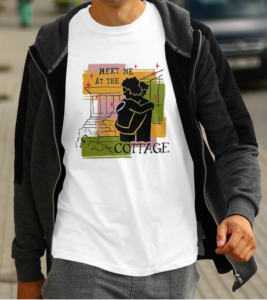 Meet Me At The Cottage Embrace By The Porch Steps T-Shirt