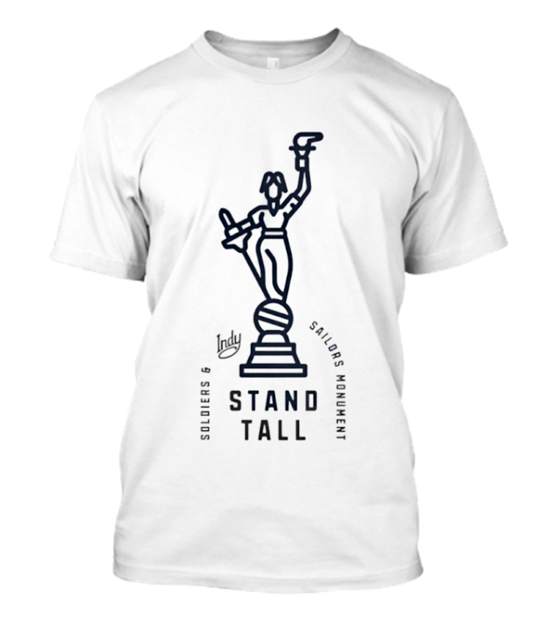 Soldiers And Sailors Monument Stand Tall Statue T-Shirt