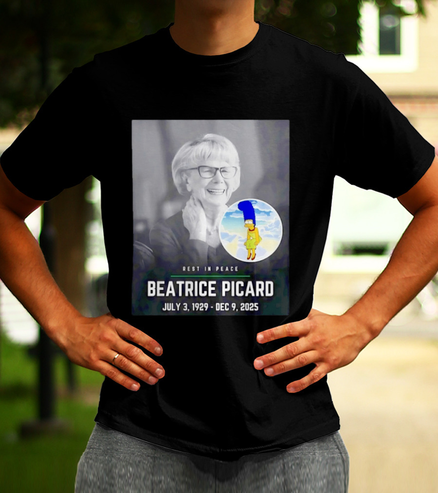 Rest In Peace Beatrice Picard July 3 1929 To Dec 9 2025 T-Shirt