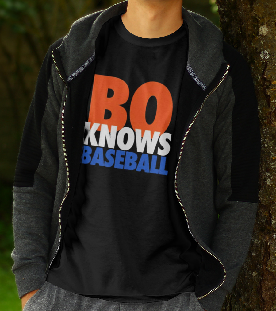 Bo Knows Baseball Retro Sports T-Shirt
