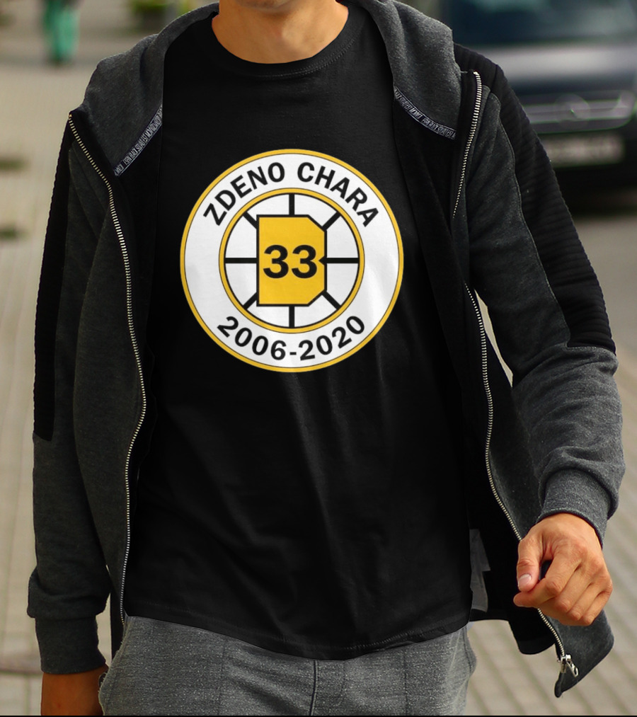 Boston Bruins Zdeno Chára 33 Commemorative 2006 2020 T-Shirt