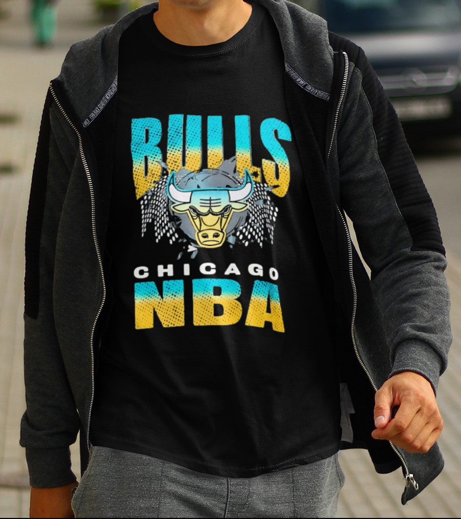 Chicago Bulls NBA Head Bull T-Shirt