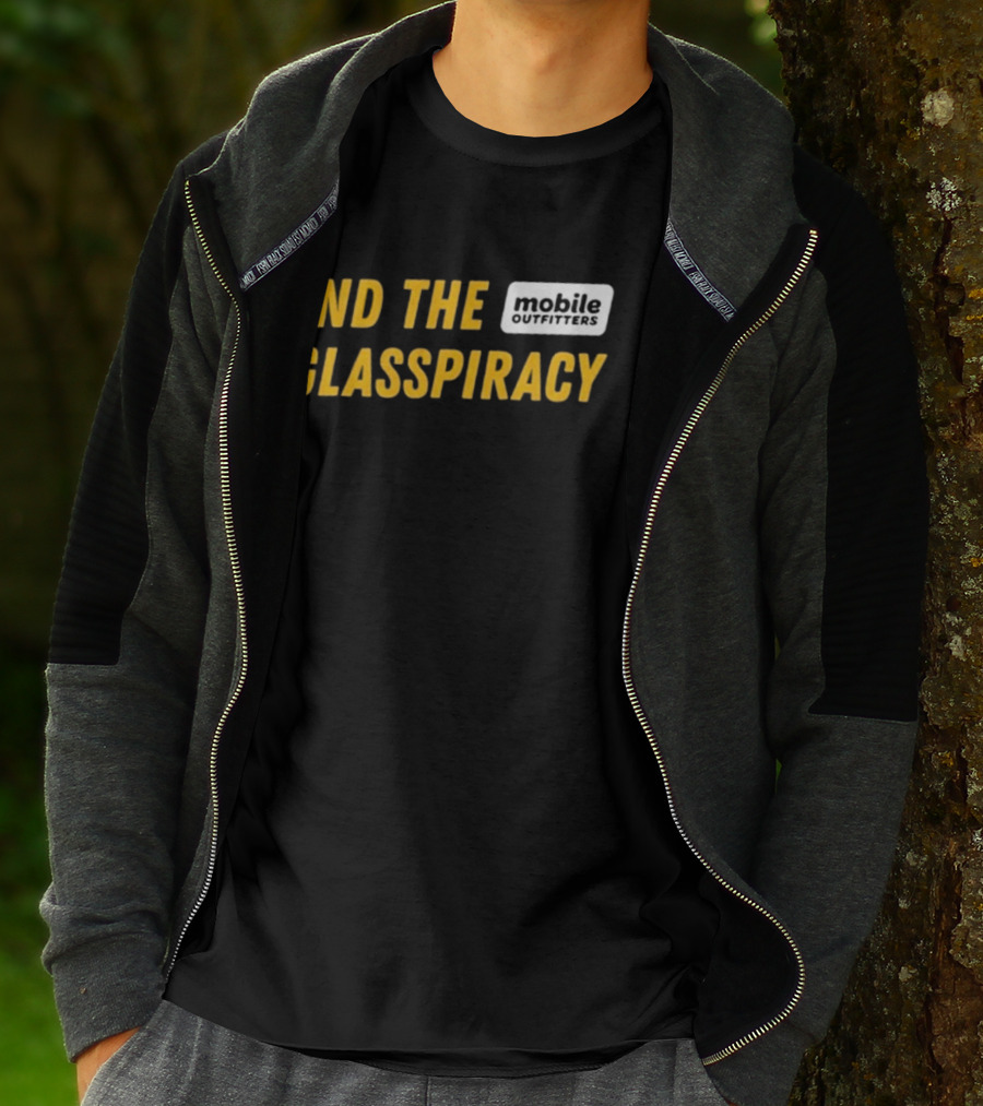 END THE GLASSPIRACY Mobile Outfitters T-Shirt