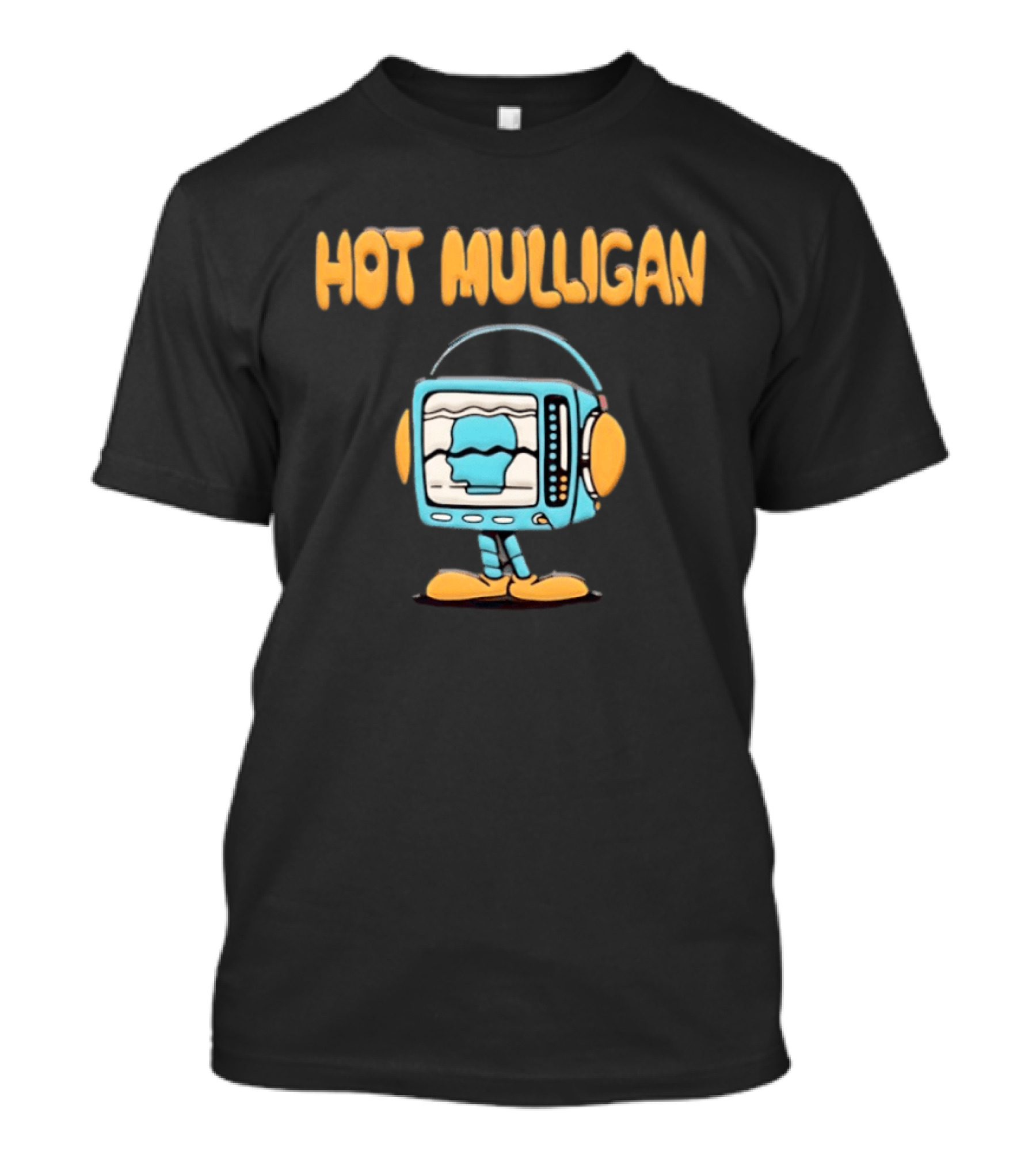 Hot Mulligan TV Guy Puff Headphone T-Shirt