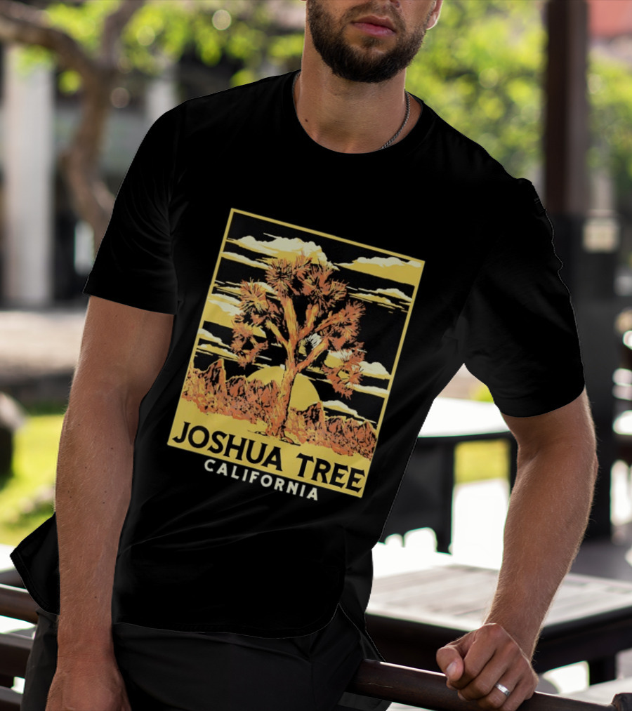 Joshua Tree California Desert Sunset Scenery T-Shirt