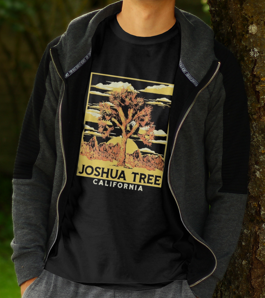 Joshua Tree California Desert Sunset Scenery T-Shirt
