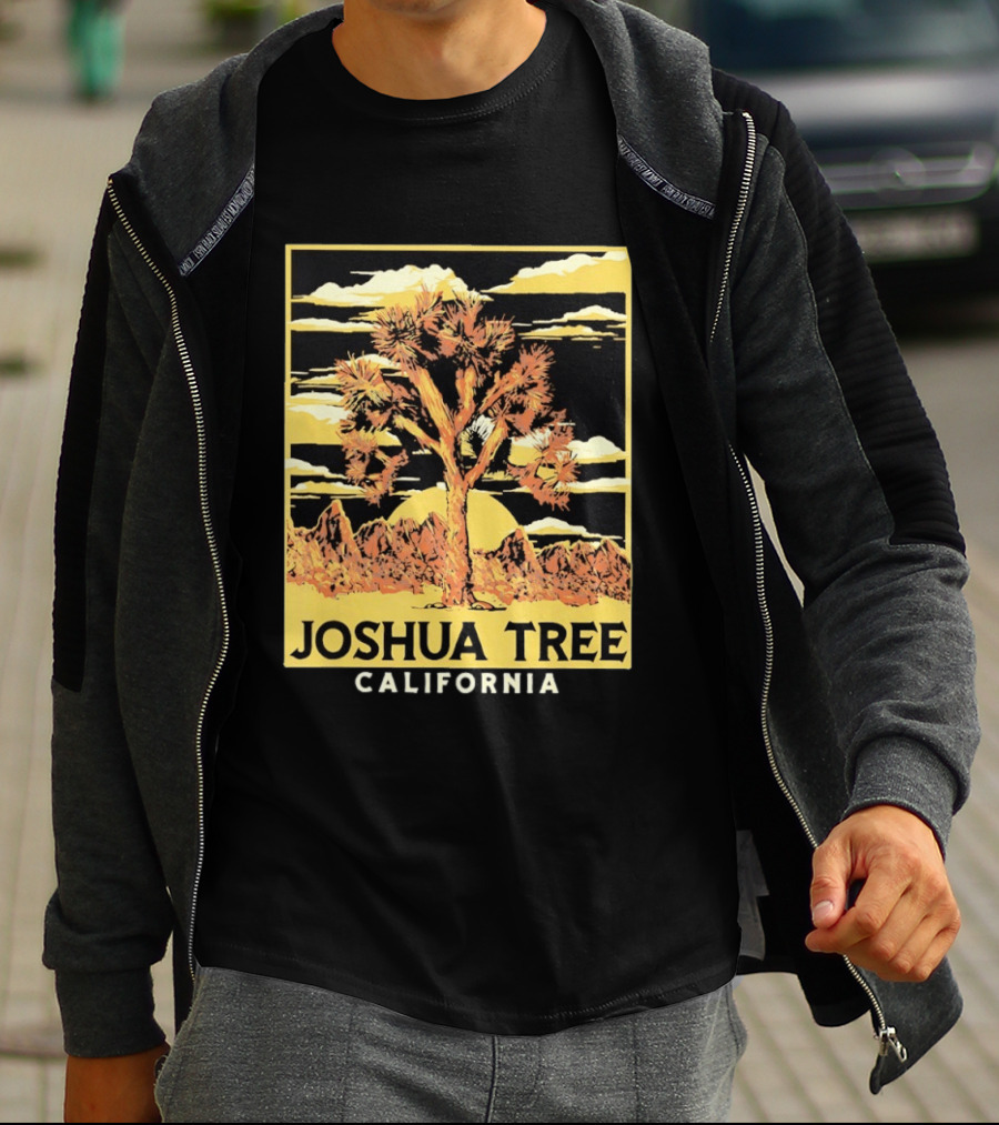 Joshua Tree California Desert Sunset Scenery T-Shirt