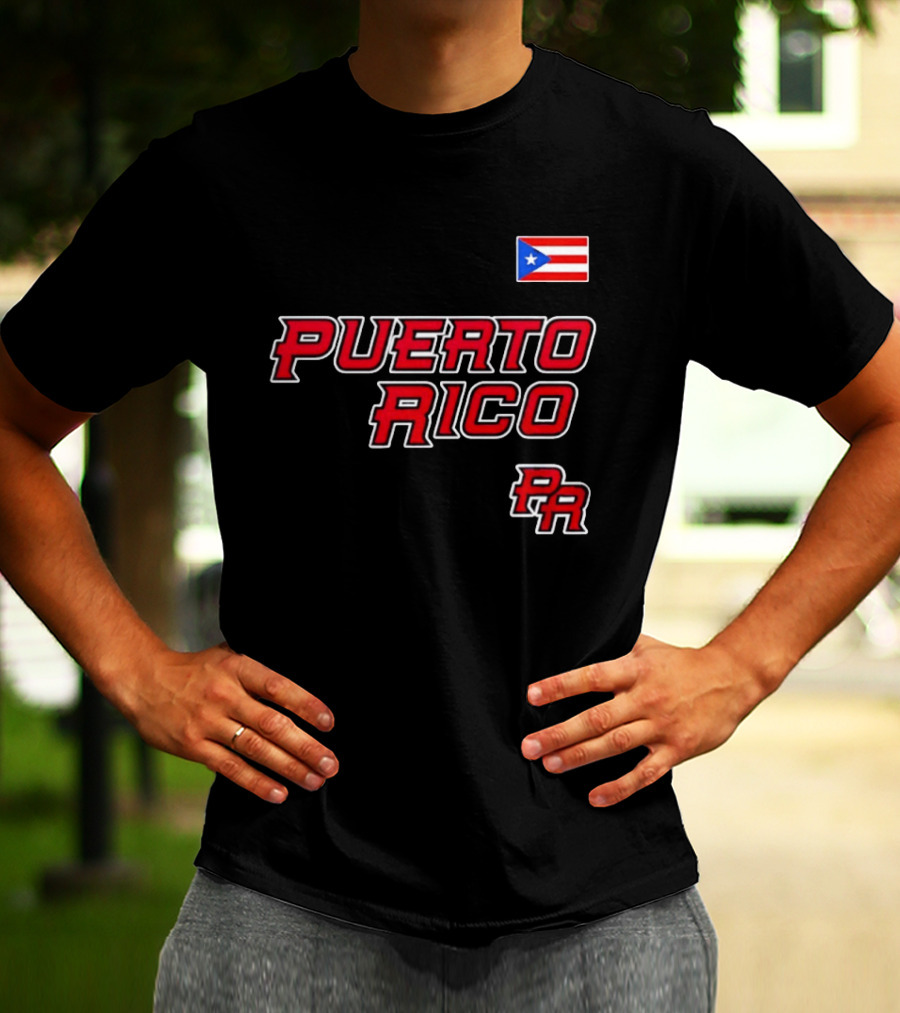 Puerto Rico Baseball 2026 Flag PR T-Shirt