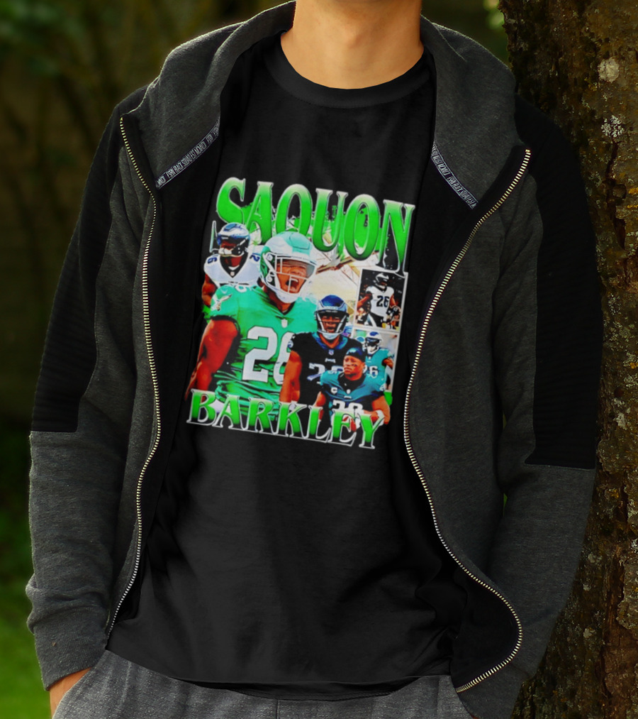 Saquon Barkley 26 Philadelphia Eagles NFL Football 2026 T-Shirt